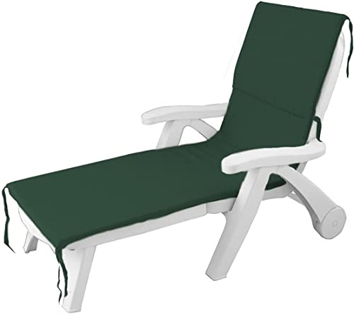 Maratex Tozzi-store Cuscino per lettino prendisole per esterno giardino sdraio 60x190 cm (Verde)