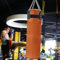 RaamKa Boxsack, Schwarz, 180 cm, Leder, PUNCHING_BAG, Muay Thai, Taekwondo, Erwachsener