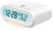 Logilink SC0121W - Radio Despertador con indicador de Temperatura, Temporizador de sueño, Incluye Puerto USB para Cargar por Ejemplo teléfono móvil/Tableta/eReader