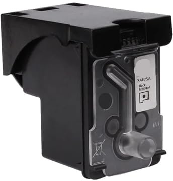 X4E75A M0H50A Juego de Cabezales de impresión Cartucho de Tinta de Color Negro - Compatible con HP 610 615 618 550 617 650 500 508 510 511 515 517 518 519 530 531 538(X4E75A Black)