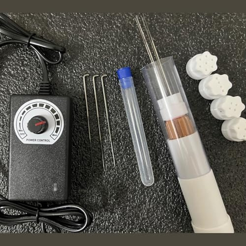 Machine à feutrer à l'aiguille électrique, outil portable avec vitesse réglable pour projets d'artisanat en laine rapide