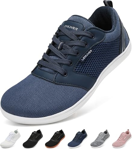 gitzing Barefoot Shoes for Men Women – Wide Toe Box FitnessTrainers, Zero Drop Minimalist Walking Shoes, Flexible & Lightweight for Everyday Comfort