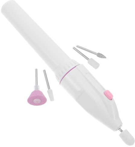 SAFIGLE Pulidora De Uñas Eléctrica Portátil 1 Unidad Tamaño Compacto Multifuncional Para Manicura Profesional y Uso Doméstico Sin Batería Adecuado Para Decoración De Uñas