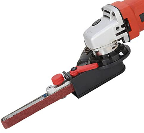 Vislone Lime électrique, Ponceuse Pneumatique, Lime à Doigts, Multifonction Ponceuse à Bande Joint M14 pour Meuleuse D'angle Électrique 115mm et 125mm