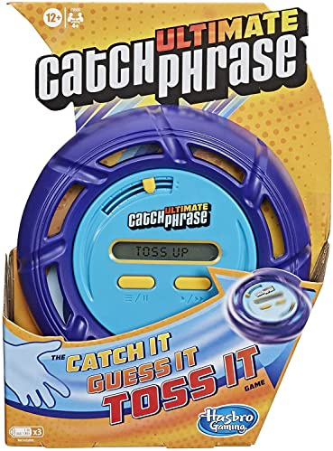Hasbro Gaming Ultimate Catch Phrase Electronic Party Game for Ages 12 and Up, Blue