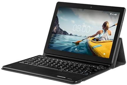 MEDION Tablet Tastatur Dock MD 61763 Passgenaues Design LIFETAB E10604, E10606, E10608, E10700, E10702, E10703 E10711, E10713