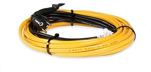 Selfio Rohrbegleitheizung Frostschutz Heizleitung 26 m 260 Watt Heizkabel mit Thermostat