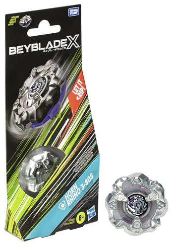 Beyblade X Horn Rhino 3-80S Top Booster Pack Set