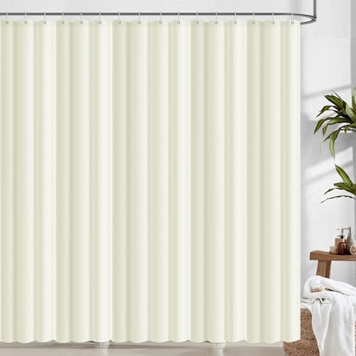 Leseed beige Tenda Doccia Antimuffa 240x200 cm con Anelli