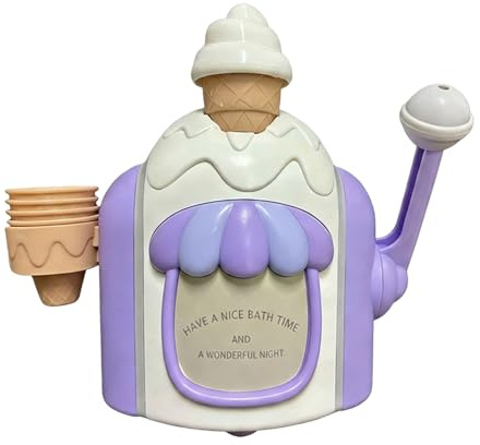 baño | Máquina Burbujas baño | Fabricante Burbujas para baños | Juguetes para Hacer Espuma para baños | Lindo Juego Helados y cremas | Bañera Ducha Jugar Juguetes acuáticos