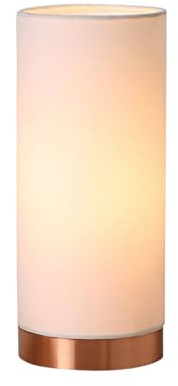 Lindby Table Lamp Ronja dimmable (Modern) in White Made of Textile for e.g. Bedroom (1 Light Source, E14) from windowsill lamp Lamps und Lights Windows