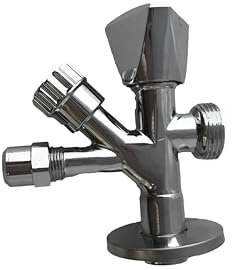 Rubinetto per sottolavabo con attacco lavatrice, da 1/2 x 3/4 x 10, in ottone