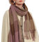 Bakicey Damen Schal XXL Warm Weich Strickschal Karo Winterschal Herbstschal Wolleschal Frauen Deckenschal Halstuch Scarf Poncho Cape, 3XL, RoséRot