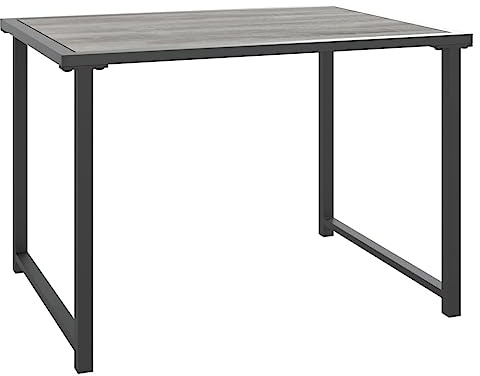 vidaXL Trädgårdsbord antracit 55x40x37 cm stål