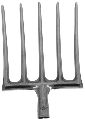 Toyvian Attrezzo Per Aratura in Acciaio Attrezzo Agricolo Per Arieggiare Terreno e Allentare Le Radici Pratico Per Lavorazione Del Giardino e Coltivazione Dei Campi