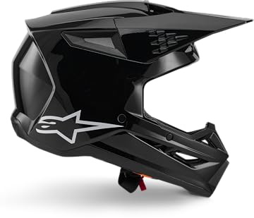 Alpinestars S-M3 Casco da motocross, nero, 2XL (63/64)