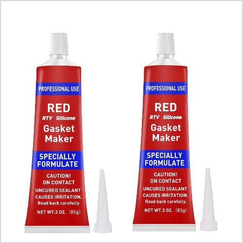 Dichtmasse Motor, Motordichtmasse ölwannendichtung, Motor Dichtmasse, ölwanne Dichtmasse Dichtmasse Benzinfest,für die Reparatur von Kfz-Motorradmaschinen,Hitzebeständig,Ölbeständig,2 Stück,85g