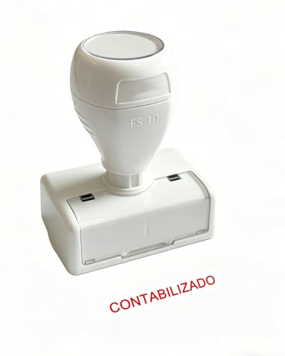 Sello de Oficina CONTABILIZADO Sello de Oficina Entintaje Automático - Rojo