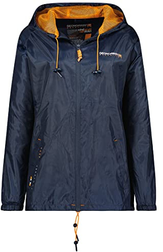 Geographical Norway Boat Lady - Veste Coupe Vent Femme Outdoor - Blouson Deperlant Manches Longues Femmes - Manteau Pluie Randonnee Saison Printemps Ete Automne Hiver