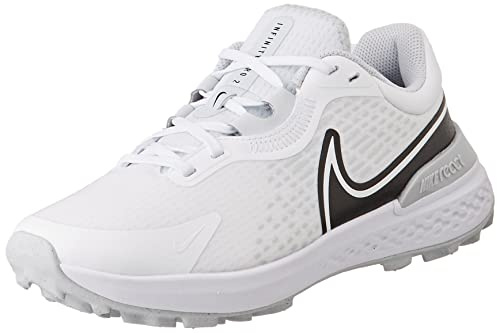 Nike Herren Infinity Pro 2 Sneaker, Weiß Schwarz Pure Platin Wolf Grau, 42.5 EU