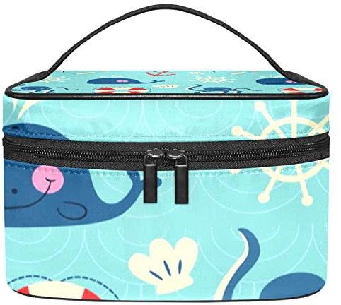 Travel Makeup Cosmetic Case Storage Bag Creative Lifebuoy Anchor Cosmetic Bag Portable for Girls Women