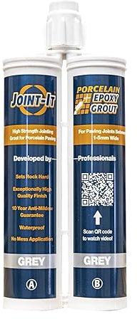 Joint-It Porcelain Epoxy Grout - Grey - 400ml