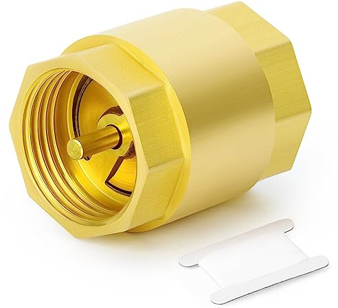 GASHER 1Stück Rückschlagventil aus Messing 1-1/2 Innengewinde, Rückflussverhinderung, Rückschlagventile