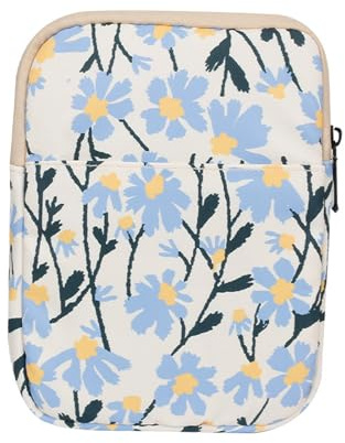 SCHUMAOYI Kindle Sleeve Set for 6-7 Inch E-Readers, Waterproof Protective Pouch Cover, Soft Interior Lightweight Travel Bag Daisy Pattern