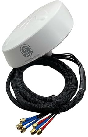 Wifi.se 5G Takantenn Husbil Husvagn 10 dBi IP68 7 Kablar Vit