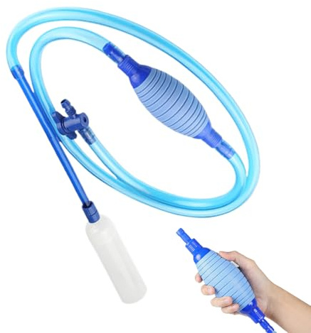 Raypontia Aquarium Gravel Cleaner | Aquarium Cleaning Pump - Fish Tank Water Change Pump - for Saltwater Pond Fountain Family Garden Fresh Water Backyard