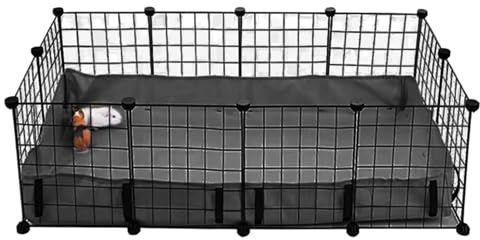 Inserto per gabbia di coniglio, tessuto Oxford, 118 x 60 x 11 cm, tappetino impermeabile per porcellini d'India, riutilizzabile, assorbente, antiscivolo, tappetino per piccoli animali per recinti
