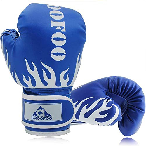 GROOFOO Boxhandschuhe Kinder 4oz 6oz, Boxhandschuhe 3–14 Jahre für Boxsack, Training & Kampfsport, MMA, Muay Thai, Kickboxen & Kampfsport