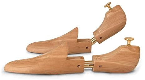 Coccine - Embauchoir Chaussures Universelles, Elargisseur Chaussure en Cèdre, Embauchoirs Pour Homme et Femme, Taille Réglable, Bois Avec Parfum de Cèdre, Ajustement Facile, 37-38