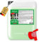 ABACUS® Nell Ultra Grünbelagentferner & Algenentferner Konzentrat, extrem stark! Entfernt Grünbelag & Algen selbsttätig mit Langzeitschutz – für Stein, Fassade, Terrasse, Dach – Nell Ultra 25 Liter
