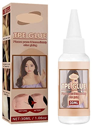 DUBUSH Split 30ml Solid Doll Repair Agent Liquid Dissolvant Glue for Silicone TPE Doll Tear Glue Repair Split Solid Doll Repair Agent-Transparent Waterproof Not Hardening