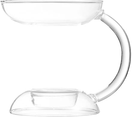 Milisten 1 Pc Lámparas aromáticas candelabros el acontecimiento portavelas de Vidrio Calentador de Aceite de Vidrio difusor sujetavelas portavelas de Cristal Quemador de Aceite