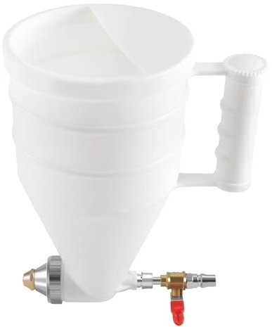 Pqahffowr Peinture de bâtiment de mur extérieur, peinture en pierre véritable, pulvérisateur de ciment enduit de plastique, peinture au latex