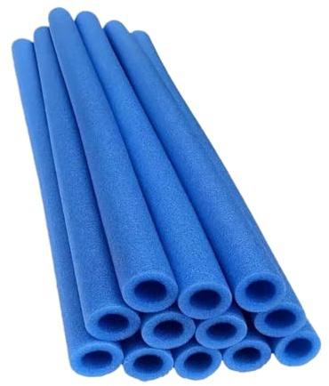 Yhsioaklo Fundas para postes de trampolín, 12 esponjas de goma anticolisión, protectora de seguridad de 15.75 pulgadas de grosor, tubo de espuma para , bloqueo UV impermeable para patio