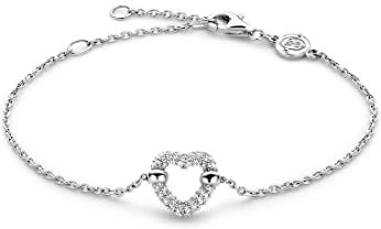 Ti Sento - Milano Damen-Armband 925er Silber Zirkonia One Size Silber 32024040