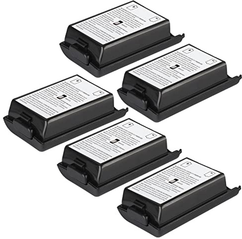 5 St Ersättningsbatteripaket för, Universal Batterifodral för (Svart)