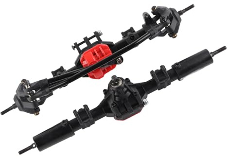 VGEBY Arbre D'entraînement en Métal, Essieu Robuste pour Voiture RC 1/10 Axial SCX10 I SCX10 II avec Essieu Droit Avant Arrière Complet
