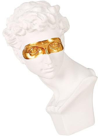 Zerodeko Figurenstatue Büstenstatue Aus Kunstharz Griechische Statue Statuen Der Griechischen Mythologie David-Statue Mini-büstenstatuen Skizzenmodell Jahrgang Schreibtisch Dekorationen