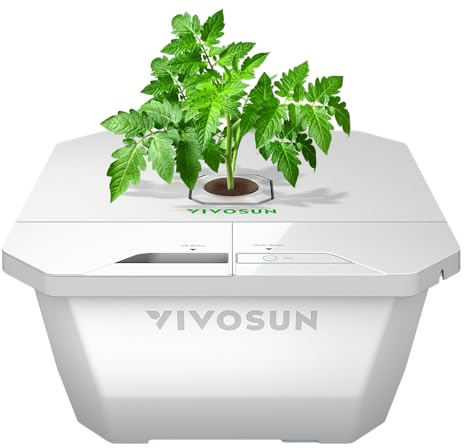 VIVOSUN VGrow DWC Kit de Sistema Hidropónico, Solo para Caja de Cultivo Inteligente VGrow, No Compatible con E42A/A22/A10, No se Usa en Carpa de Cultivo, 15 Litros con Piedras de Aire y Enraizadores