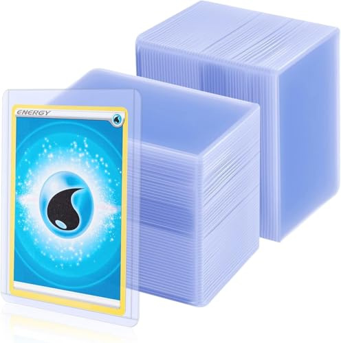 Mcbazel 100 Pezzi Custodie per Carte da Gioco in PVC Trasparenti Blue Ray 35PT Copertura Protettiva Rigida ad Alta Chiarezza Resistente e Leggera per Carte Magic/Yugioh/TCG/Giochi da Tavolo/Colleziona