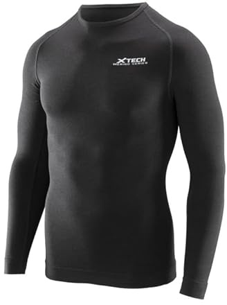 Generico Maglia Termica Tecnica Intima in Lana Merino di Alta qualità Traspirante per Sci Moto Outdoor Lavoro Made in Italy Xtech. Protezione Totale dal Freddo. (IT, Testo, L, XL, Regular, Regular)