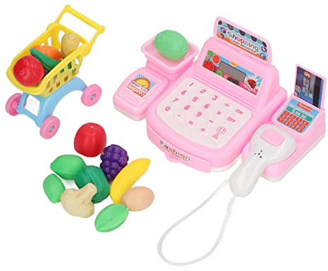 TOPINCN Ensemble de Jeu de Caisse Enregistreuse Colorée avec Musique et Lumières – Idéal pour L'apprentissage Précoce et Le Développement des Capacités – À Partir de 3 Ans