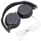 Elprico PC-Headset, faltbares kompaktes kabelgebundenes Headset Stereo-HiFi-Musik-Kopfhörer-Unterstützung TF-Karte