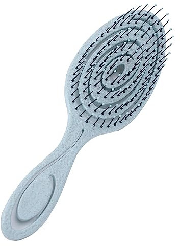 CAISHA Spazzola Per Capelli Bagnata Spazzola Districante Senza Rimorchiatori Molla A Spirale Azzurra Delicata Sul Cuoio Capelluto Per Tutti I Tipi Di Capelli K109