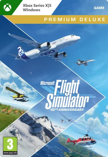Microsoft Flight Simulator 40th Anniversary - Premium Deluxe Edition | Xbox & Windows 10 - Download Code