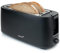 Korona 21060 Toaster 4 Scheiben | Langschlitz | einstellbarer Röstgrad | Auftauen | Rösten | Aufwärmen | 1.400 Watt | Brötchenaufsatz | Krümelschublade | Brotscheiben-Zentrierung | schwarz matt